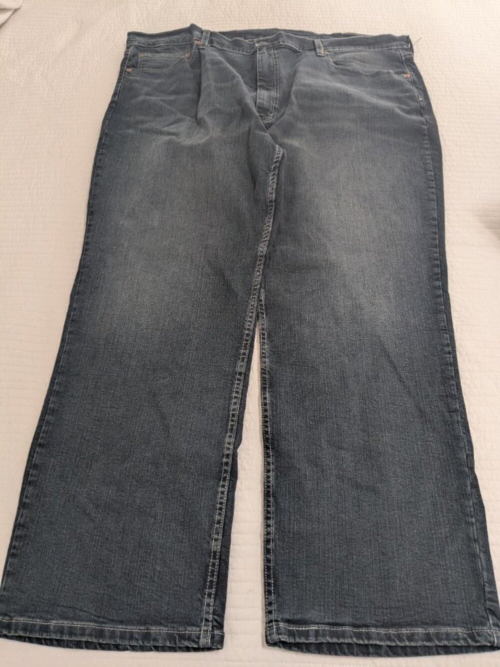 Levi's 559 Big & Tall Straight Leg Jeans Relaxed Loose with Slight stretch 48x30